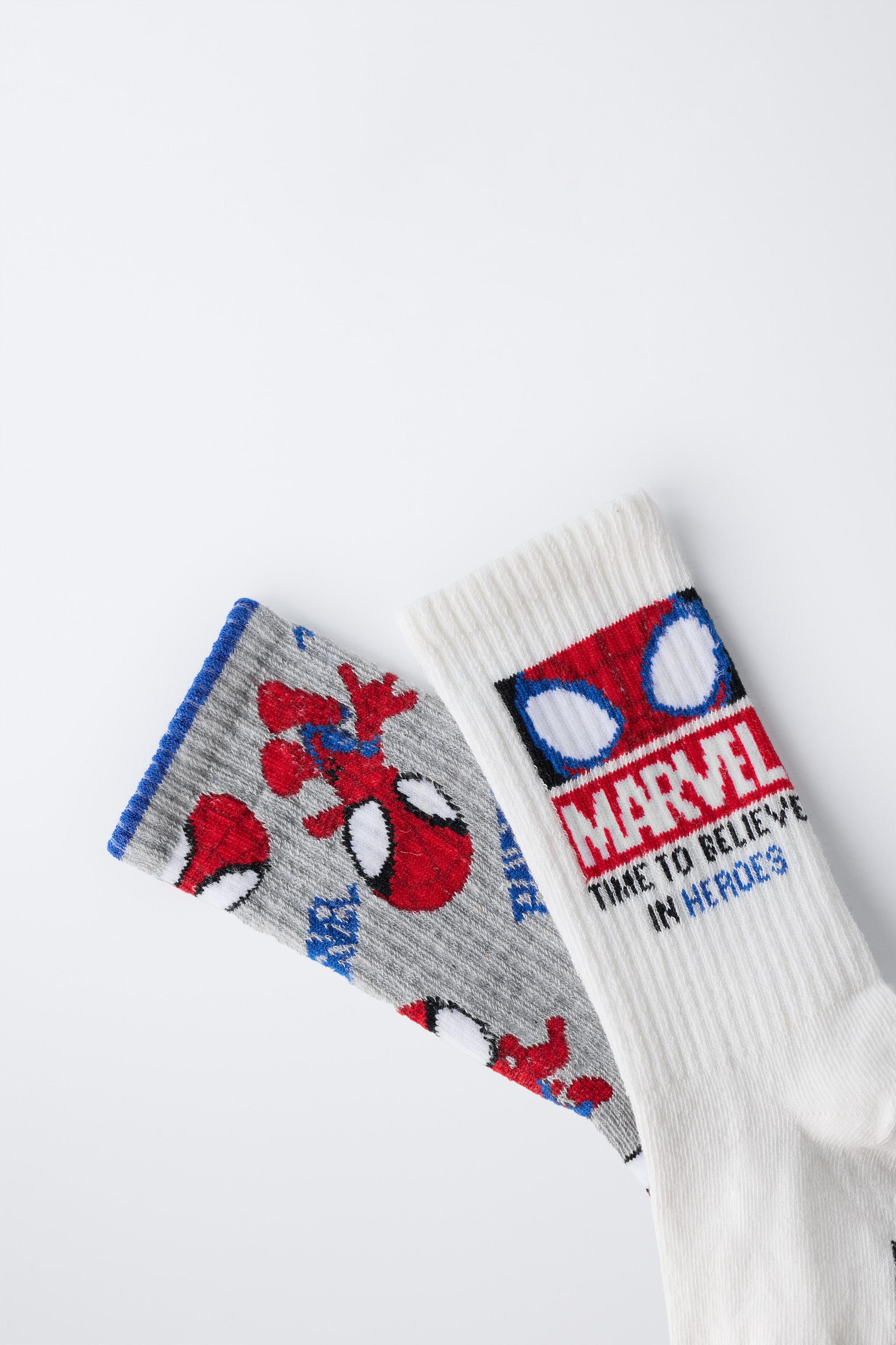LOT DE DEUX CHAUSSETTES LONGUES SPIDEY AND HIS AMAZING FRIENDS © MARVEL